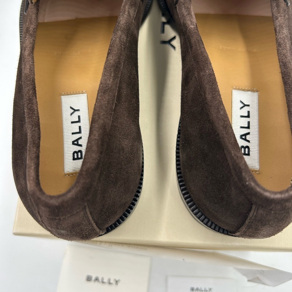 Men's Bally CHARNEY suede penny loafers size 7.5 US - Picture 7 of 9